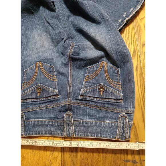 APT 9 Jeans Womens 6 Flared Flare Street Wear Work Cadual Used Preowned Used Hip - Picture 7 of 7